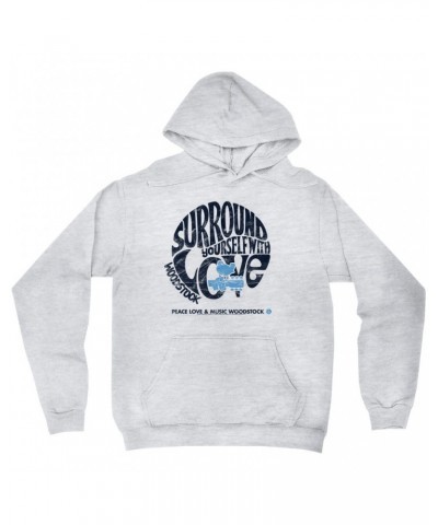 Woodstock Hoodie | Surround Yourself With Love Distressed Hoodie $15.98 Sweatshirts