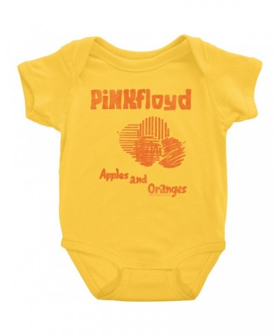 Pink Floyd Baby Short Sleeve Bodysuit | Apples And Oranges Album Image Bodysuit $6.78 Kids