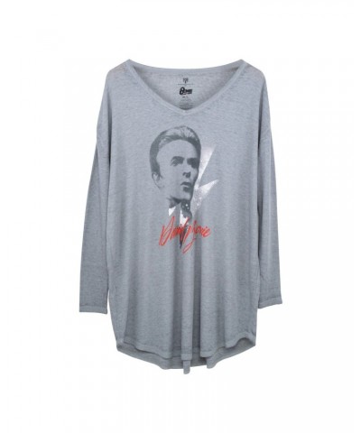 David Bowie Thermal Long Sleeve Nightshirt $7.81 Shirts