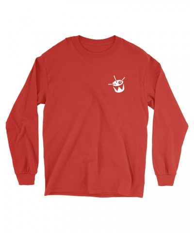 Triple J Drum Logo Long Sleeve (Red) $13.95 Shirts