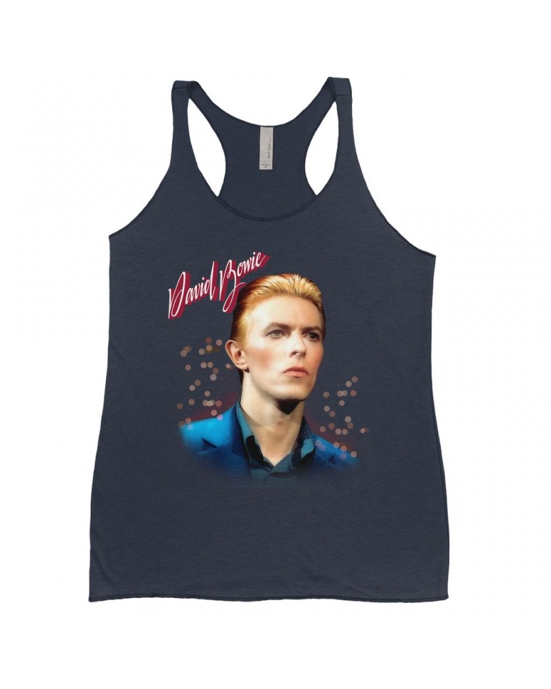 David Bowie Ladies' Tank Top | Young Americans Album Photo Image Shirt $11.29 Shirts